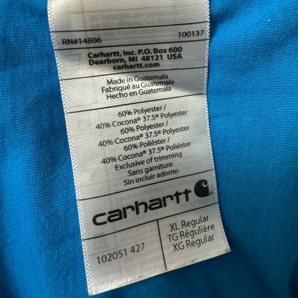 Carhartt Relaxed Fit 1/2 Zip Pullover - Picture 5 of 5
